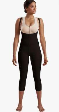 Marena Recovery Girdle High Back SFBHM2 *SMALL BLACK* Calf Length Step 2